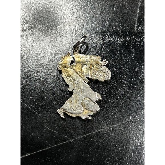 RARE Pair Of US Silver Cut-Out Coins . Morgan Dollar And Walking Liberty Jewelry - Picture 13 of 16